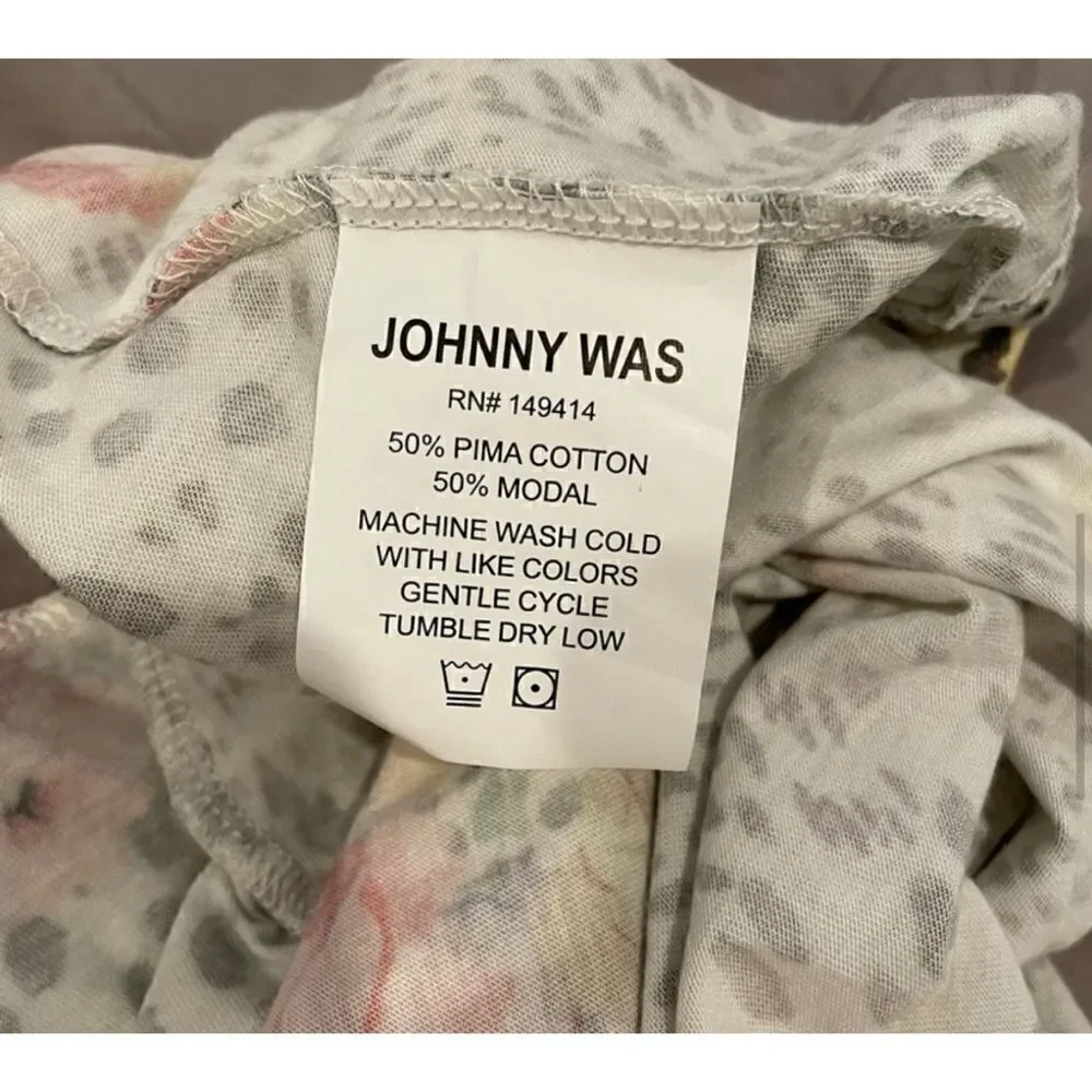 Johnny Was Winery Sleep Robe Size XS